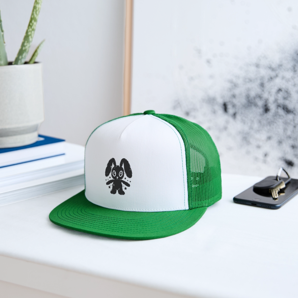 Trucker Hat - white/kelly green
