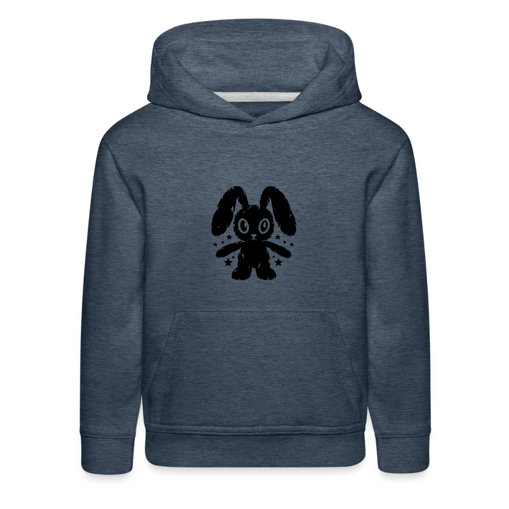Kids‘ Premium Hoodie - heather denim