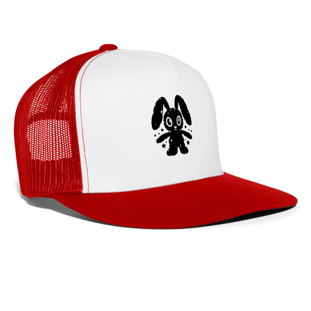 Trucker Hat - white/red