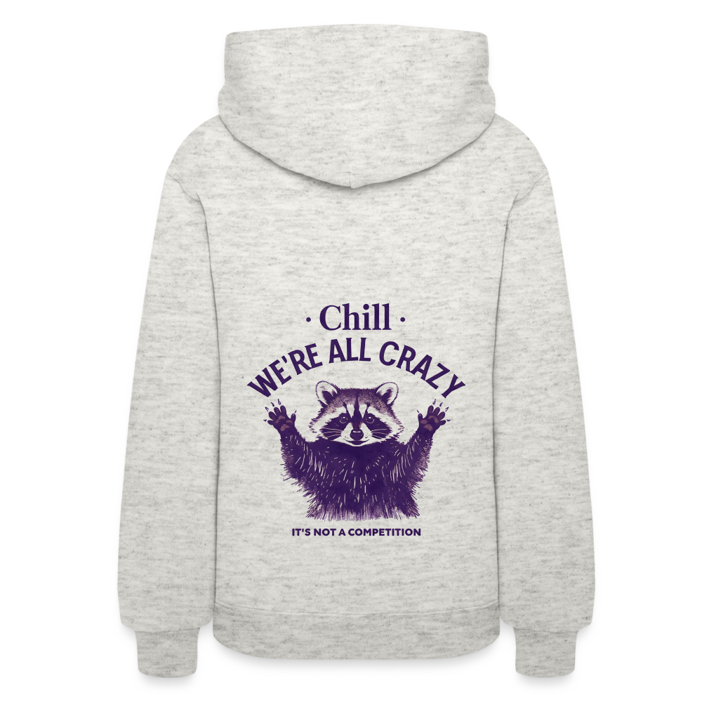 Women's Hoodie - heather oatmeal