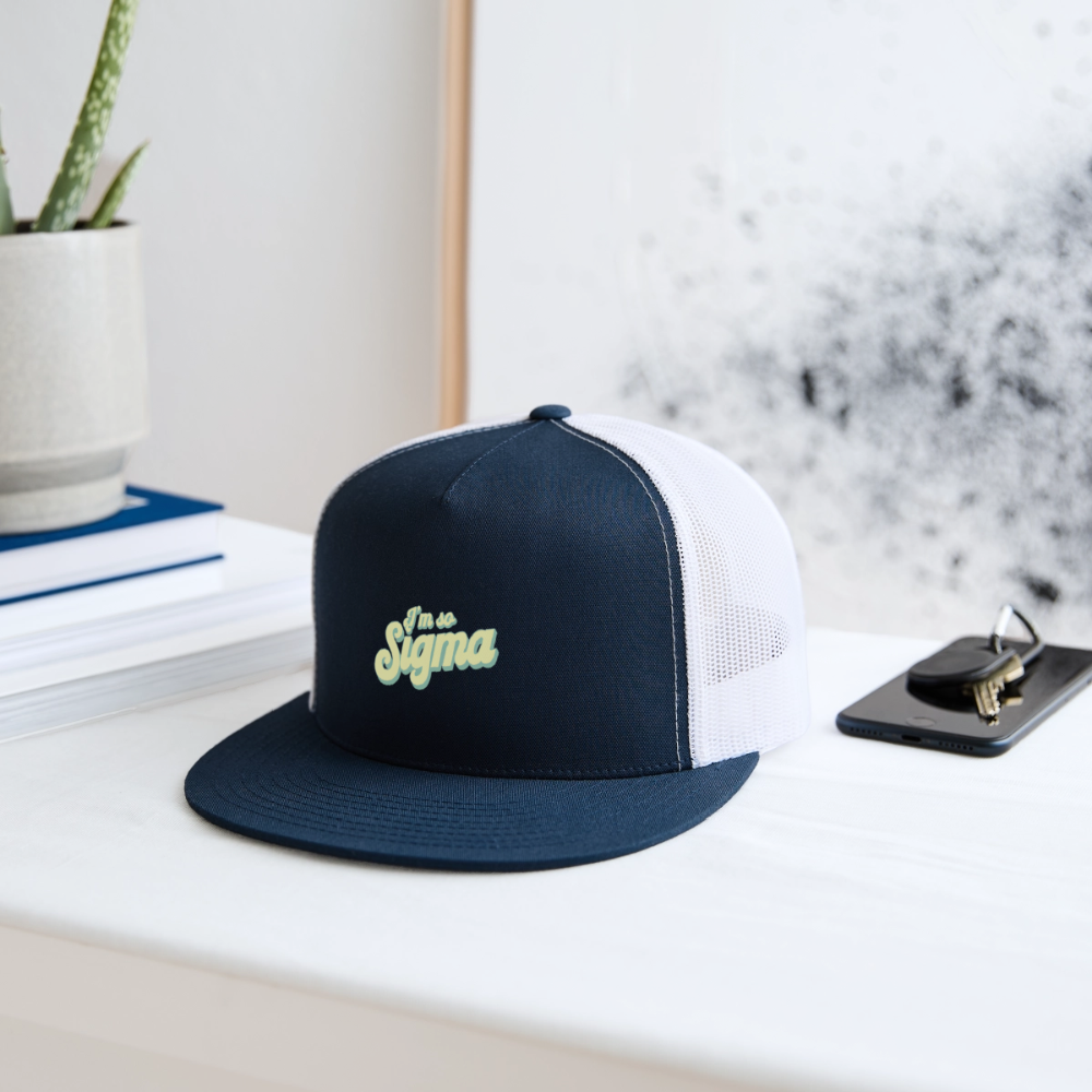 Trucker Hat - navy/white