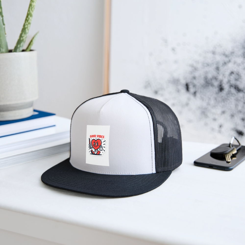 Trucker Hat - white/black