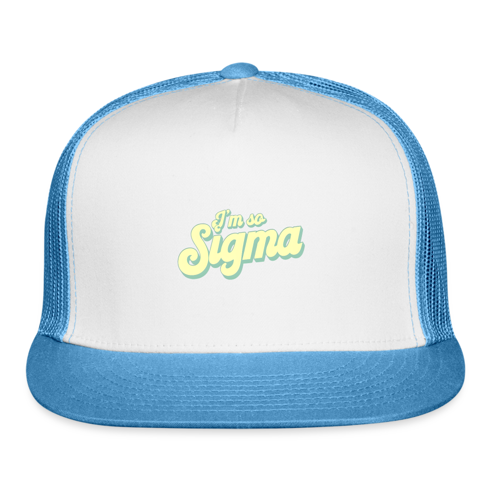 Trucker Hat - white/blue