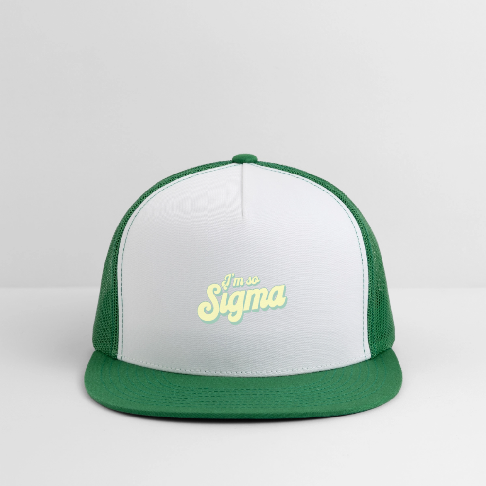 Trucker Hat - white/kelly green