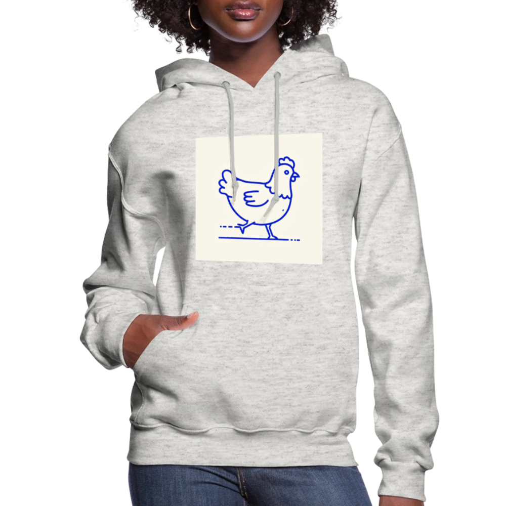 Women's Hoodie - heather oatmeal