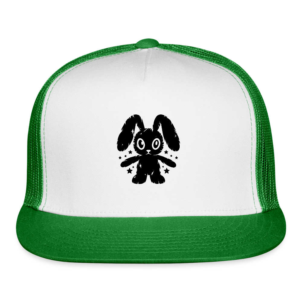Trucker Hat - white/kelly green