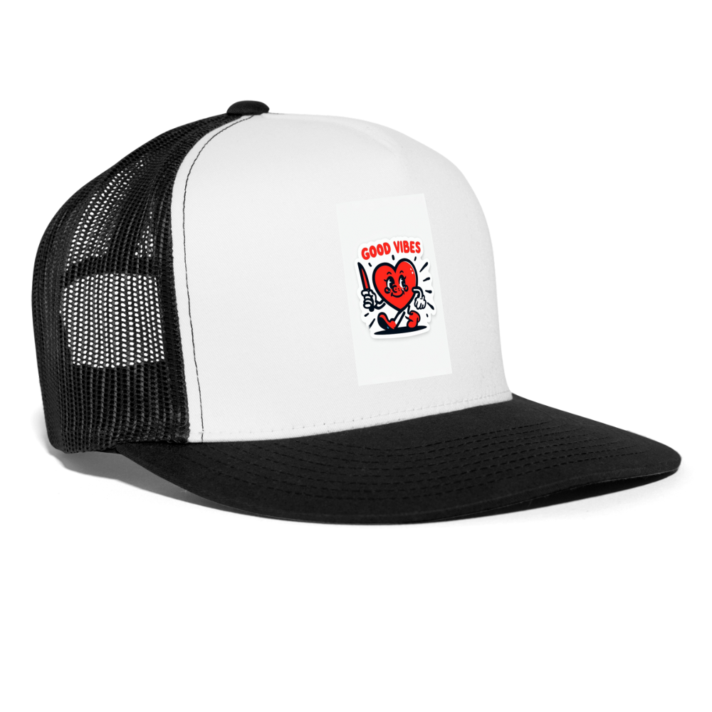 Trucker Hat - white/black